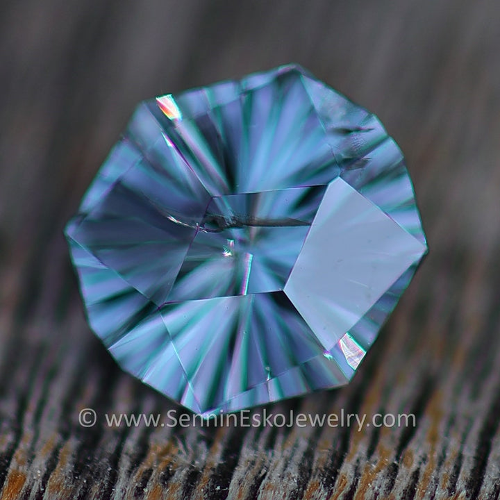1 Carat Blue/Grey Spinel Cushion - 6.6x6.5mm - Esko Universe Cut ™