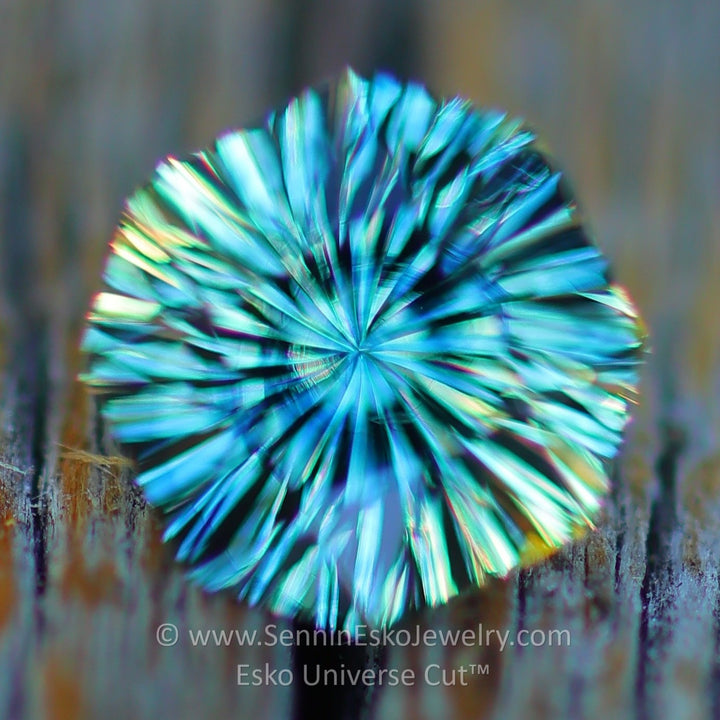 0.82 Carat Parti Sapphire Octagon - 5.4x5.6mm - Esko Universe Cut ™