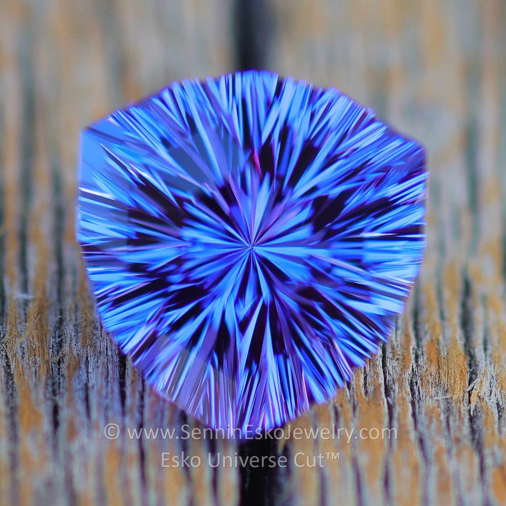 3 Carat Tanzanite Trillion - 9x8.4mm - Esko Universe Cut