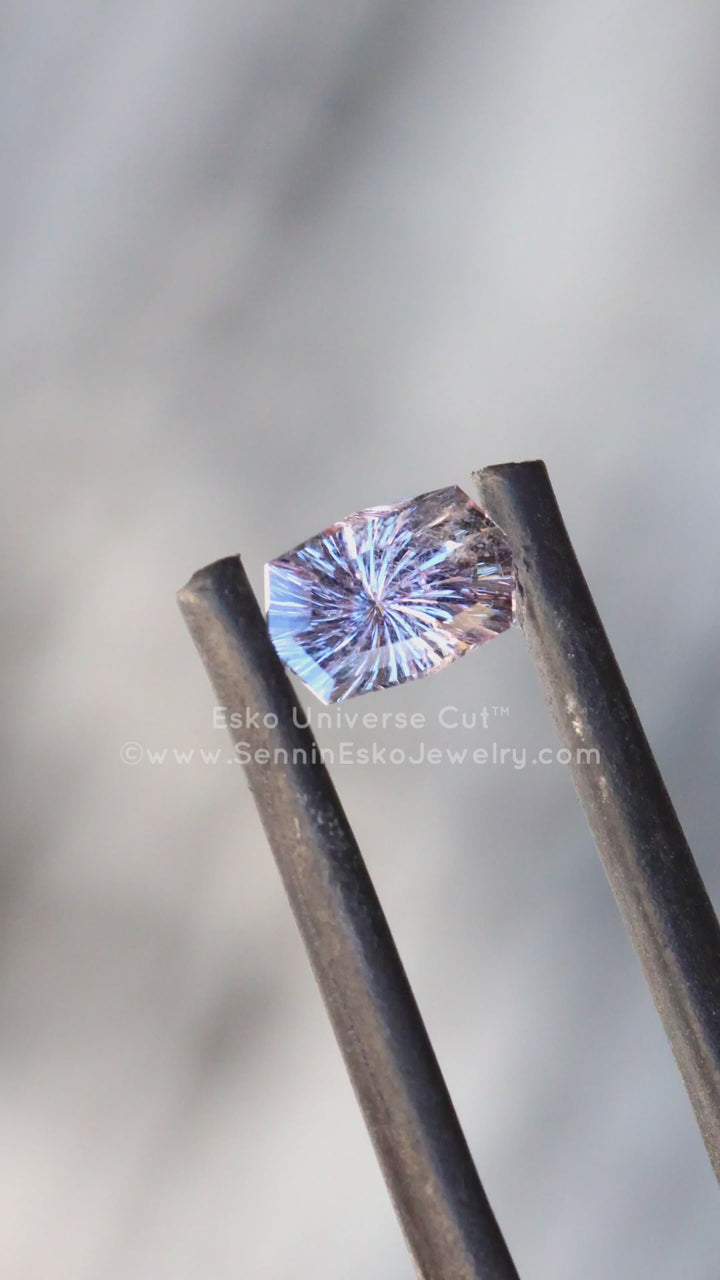 0.98 Carat Lilac Sapphire Octagon - 6.9x4.6mm - Esko Universe Cut ™