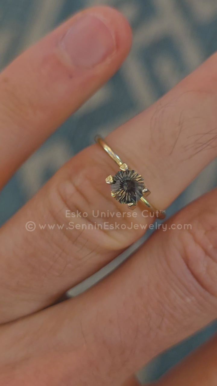 0.82 Carat Parti Sapphire Octagon - 5.4x5.6mm - Esko Universe Cut ™