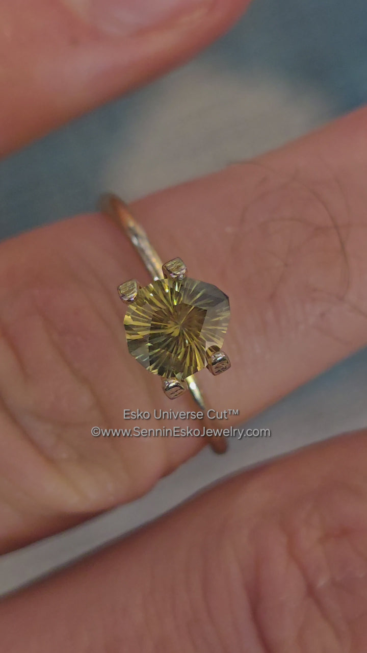 1.33 Carat Parti Sapphire Shield - 7x6.1mm - Esko Universe Cut ™