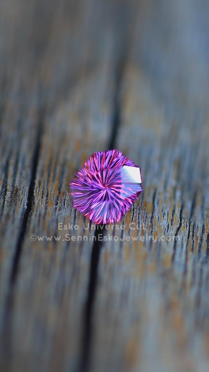 1.88 Carat Electric Pink Garnet Octagon - 7.6x6.6mm - Esko Universe Cut ™