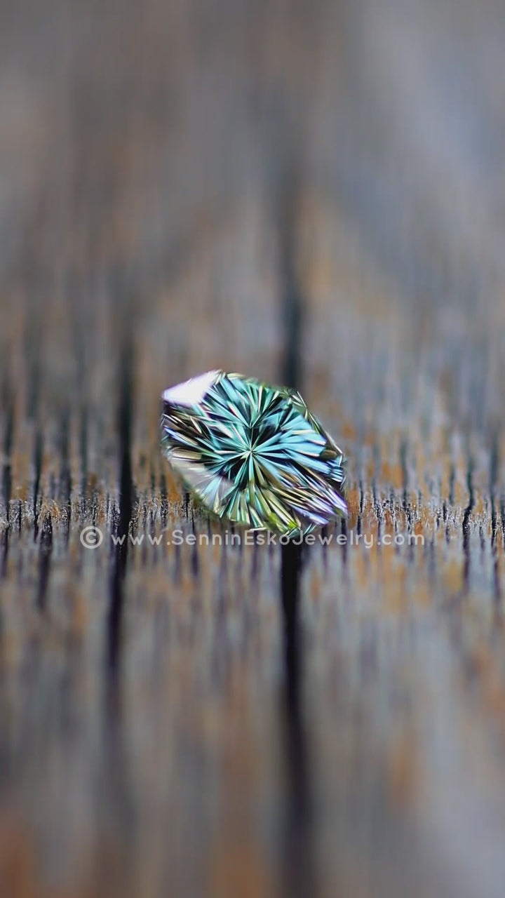 2.5 Carat Mermaid Tanzanite Octagon - 10.2x7mm - Esko Universe Cut ™