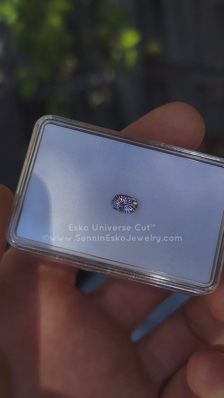 0.98 Carat Lilac Sapphire Octagon - 6.9x4.6mm - Esko Universe Cut ™