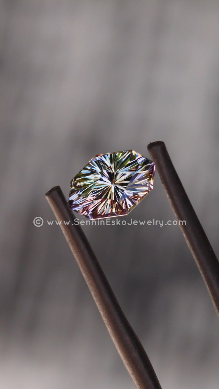 2.5 Carat Mermaid Tanzanite Octagon - 10.2x7mm - Esko Universe Cut ™