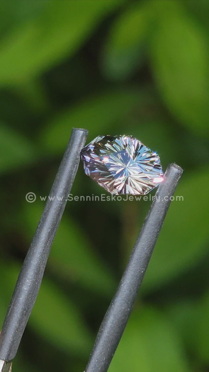 2.5 Carat Mermaid Tanzanite Octagon - 10.2x7mm - Esko Universe Cut ™