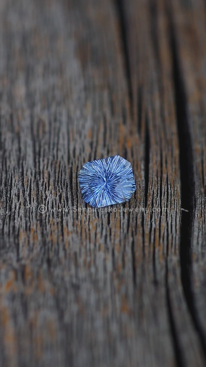 1.5 Carat Violet Sapphire Octagon - 6.8x5.9mm - Esko Universe Cut ™