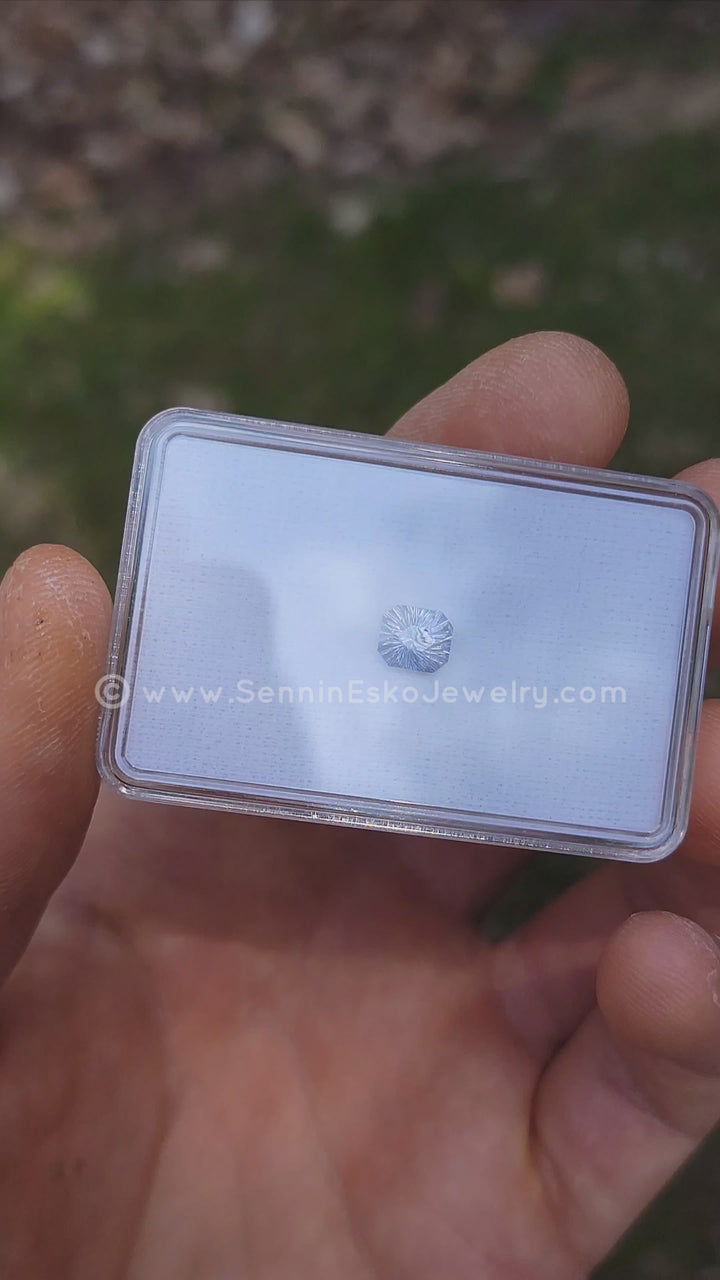 1.5 Carat Violet Sapphire Octagon - 6.8x5.9mm - Esko Universe Cut ™