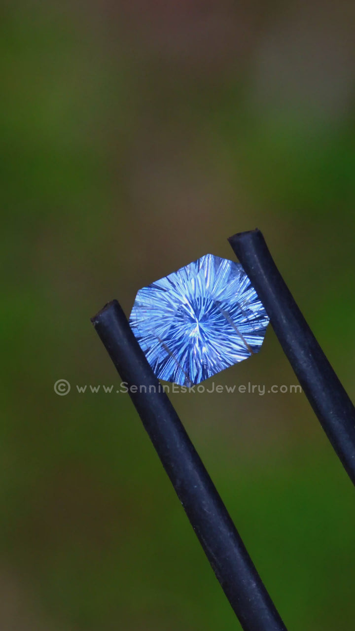1.5 Carat Violet Sapphire Octagon - 6.8x5.9mm - Esko Universe Cut ™