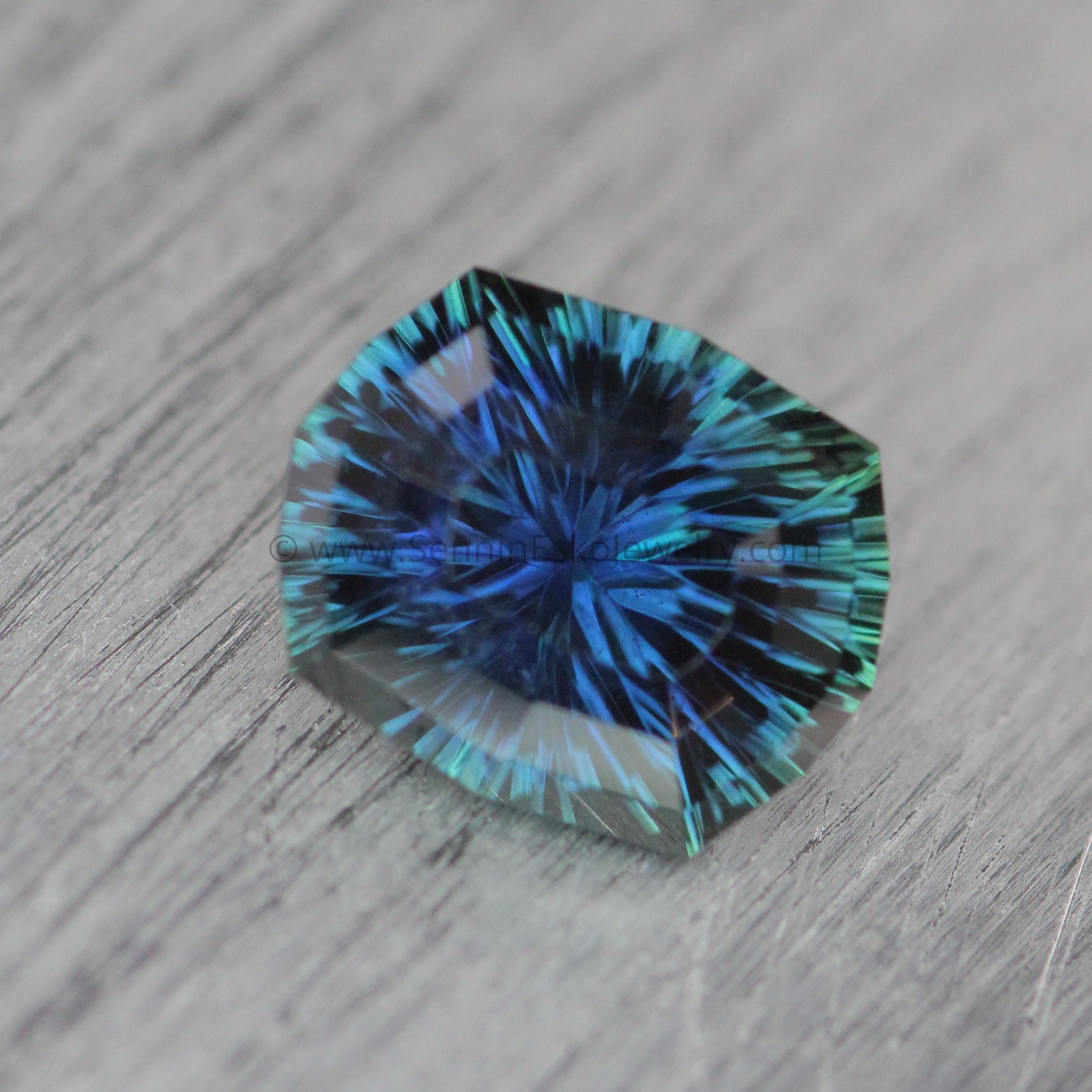 Kenyan Blue/Green Sapphire – Sennin Esko Jewelry