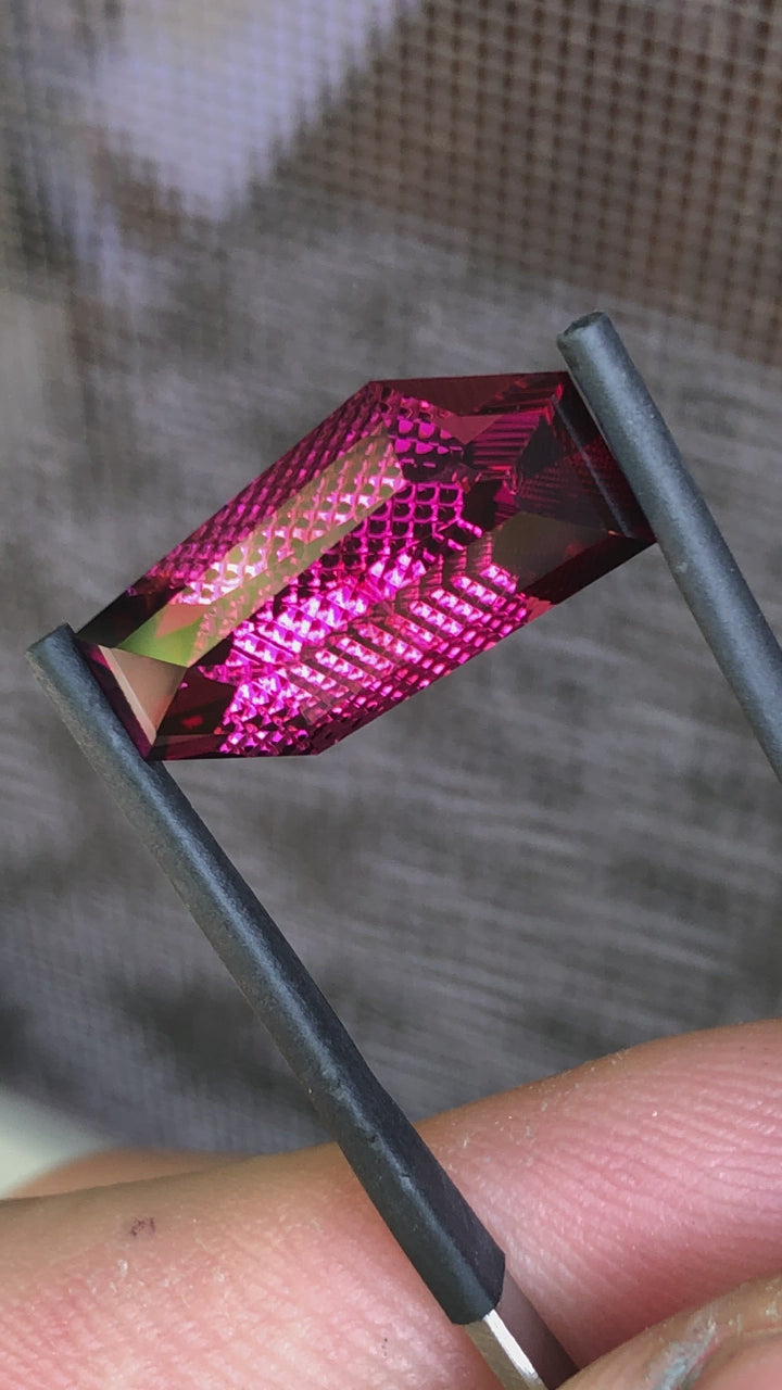 10.8 Carat Umbalite Garnet - Fantasy Cut