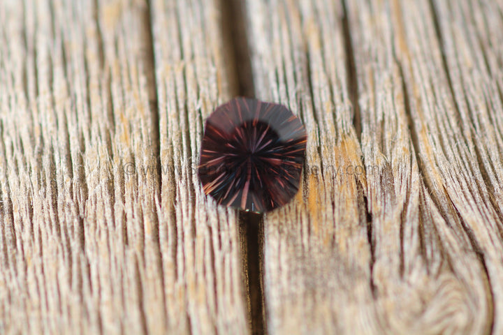 Purple Sapphire Fantasy Cut Cushion 6.4x6mm, 1.27 Carats - Untreated Songea Sapphire Sennin Esko Jewelry Archive Tag, Beads, Brown Sapphire, Color Changing, Craft Supplies & Tools, Cushion Sapphire, Fantas Past Hand Cut Gemstones