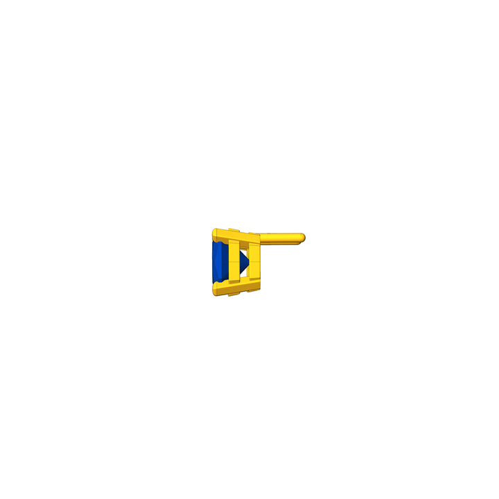 Custom Listing - Final Payment for Joe - Tanzanite Stud Earrings 14kt Yellow Gold