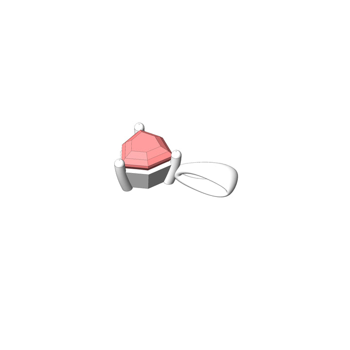Custom Listing - 1.52 Carat Pink Zircon Pendant