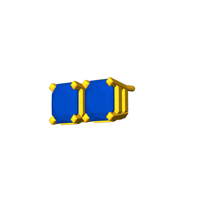 Custom Listing - Final Payment for Joe - Tanzanite Stud Earrings 14kt Yellow Gold