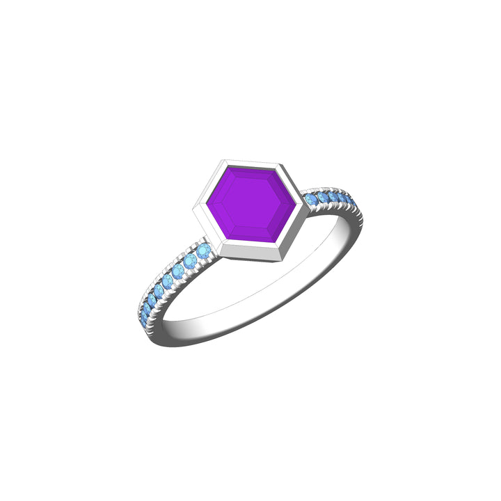 Custom Listing - Setting for 1 Carat Purple Sapphire