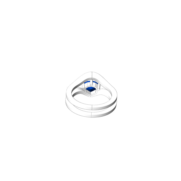 Custom Listing - 1.2 Carat Sapphire Inline Channel Ring Set