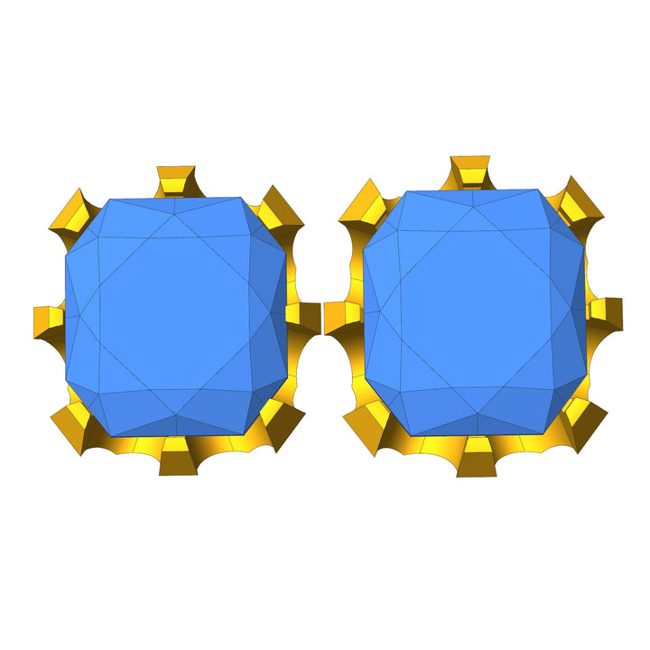 Custom Listing - Final Payment for Joe - Tanzanite Stud Earrings 14kt Yellow Gold