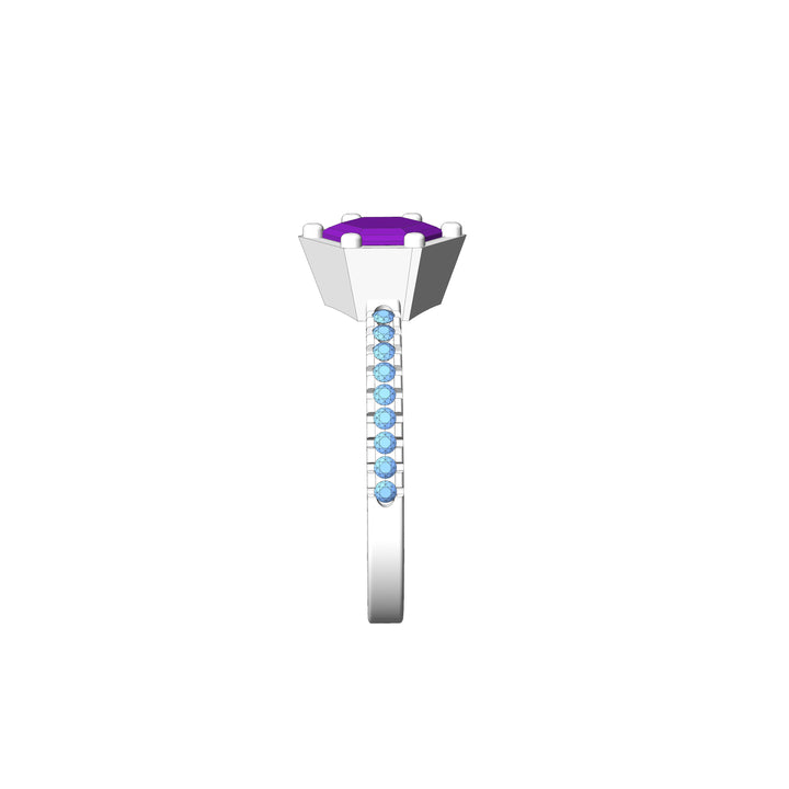 Custom Listing - Setting for 1 Carat Purple Sapphire