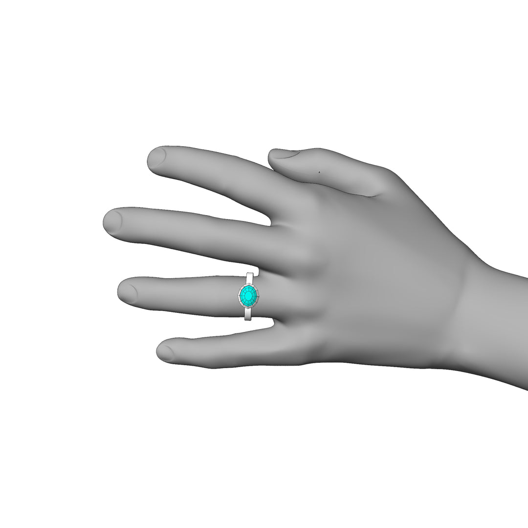Custom Listing - Custom Ring for 2 Carat Mint Sapphire Marquise