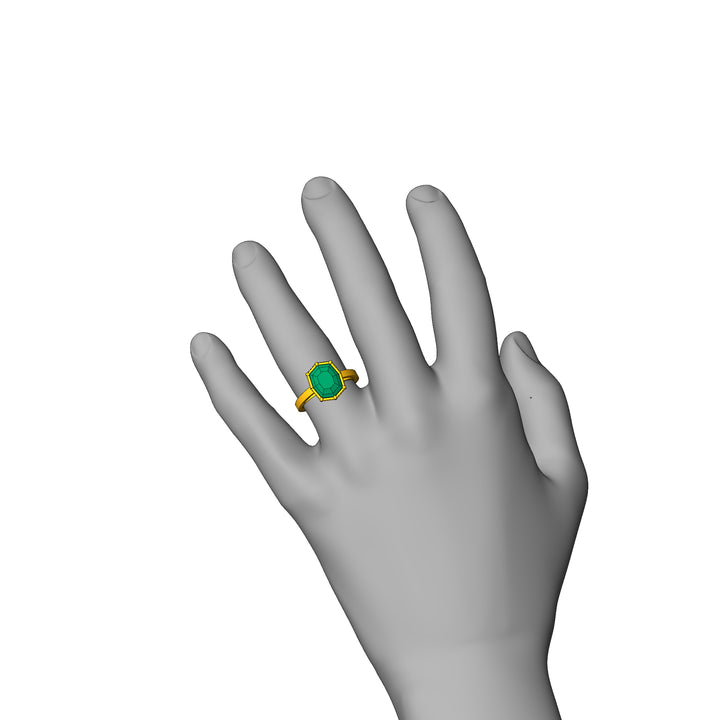 Custom Listing - 3.9 Carat Tourmaline 14kt Yellow Gold Ring Setting