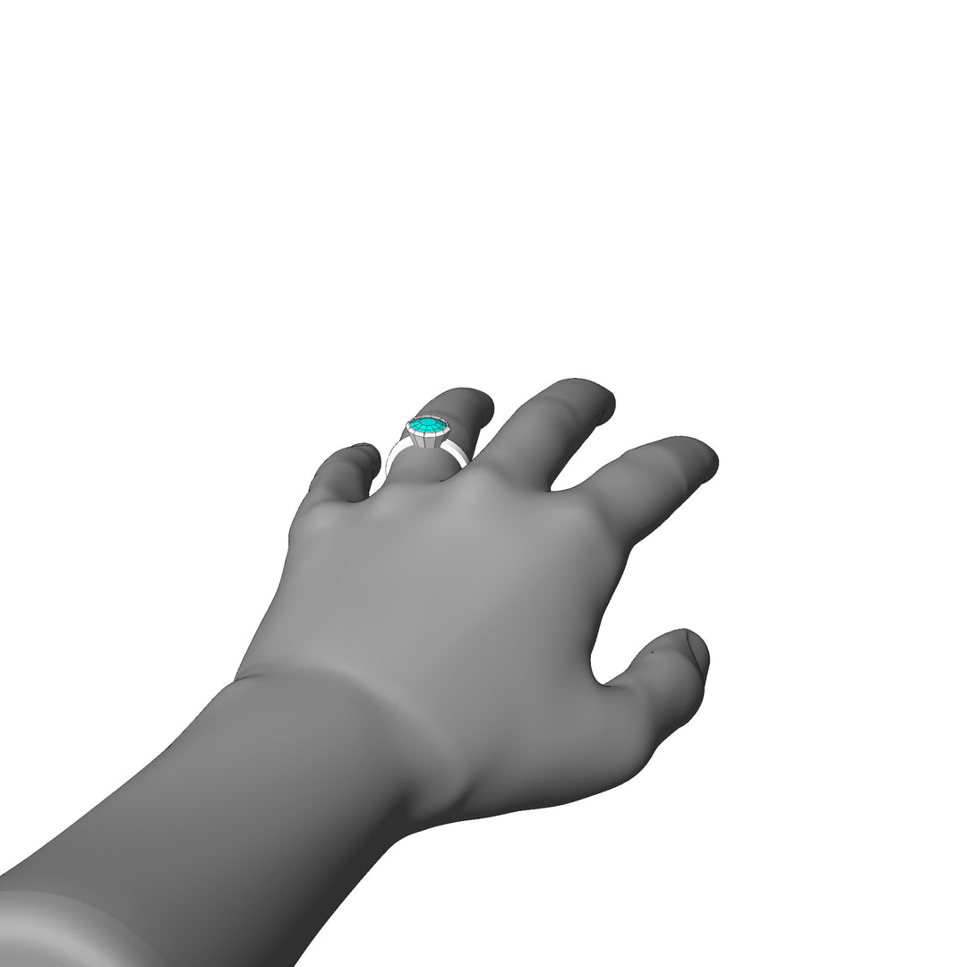Custom Listing - Custom Ring for 2 Carat Mint Sapphire Marquise