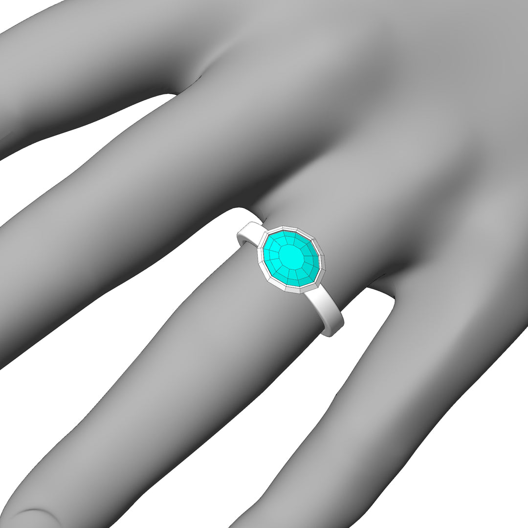 Custom Listing - Custom Ring for 2 Carat Mint Sapphire Marquise