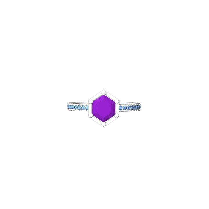 Custom Listing - Setting for 1 Carat Purple Sapphire