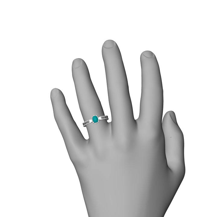 Custom Listing - 0.73 Carat Sapphire Cushion 14kt Palladium White Gold Scroll Ring