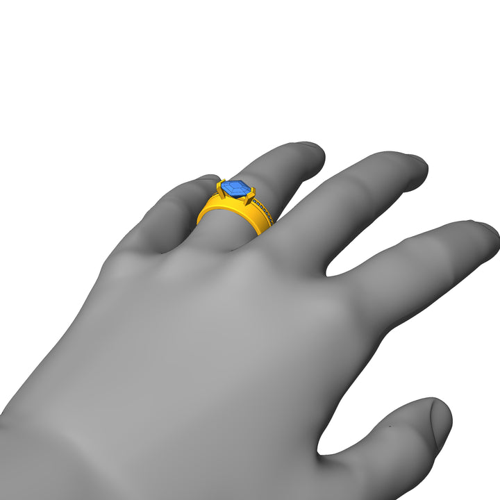 Custom Listing - 1.6 Carat Tanzanite Ring Set