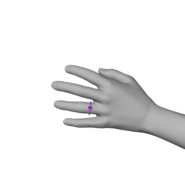 Custom Listing - Setting for 1 Carat Purple Sapphire