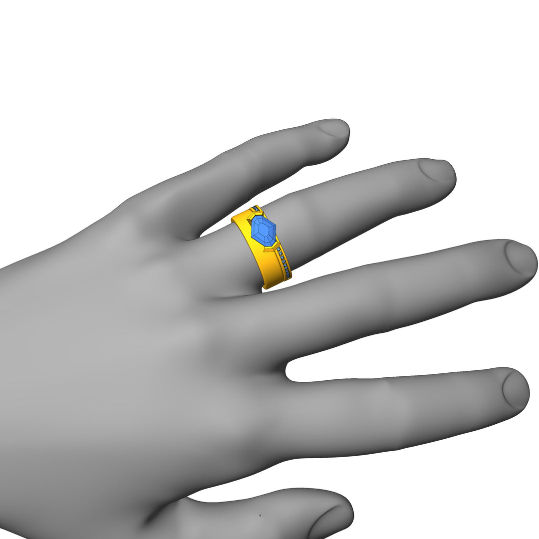 Custom Listing - 1.6 Carat Tanzanite Ring Set