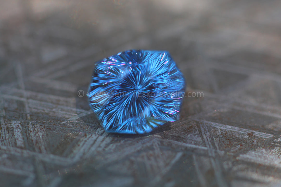Dodécagone Saphir Umba Bleu Violette 6.52 ct - 10.9x9.1mm, Taille Fantaisie