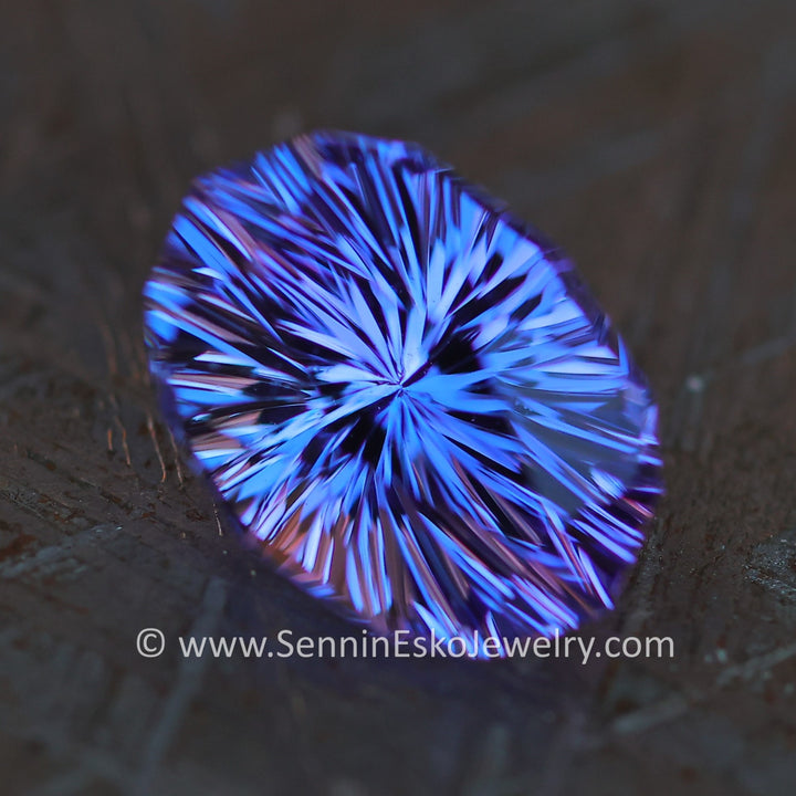 2.86 Carat Blue/Purple Tanzanite Oval - Galaxy Cut
