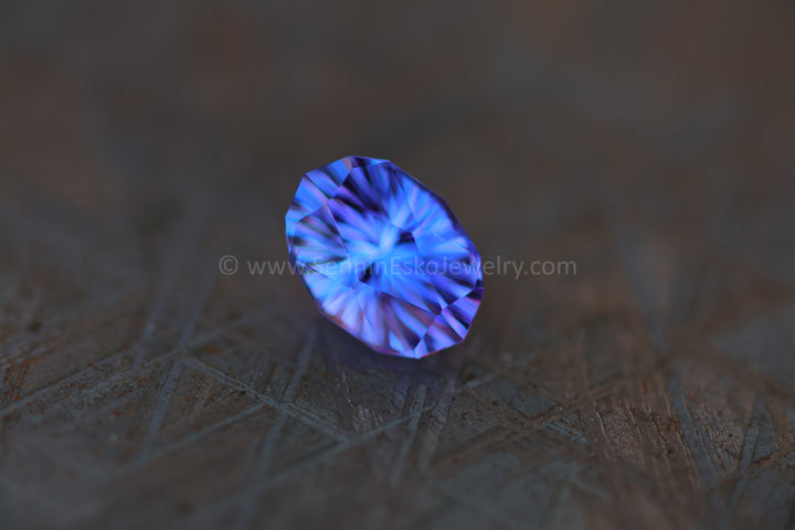 2.86 Carat Blue/Purple Tanzanite Oval - Galaxy Cut