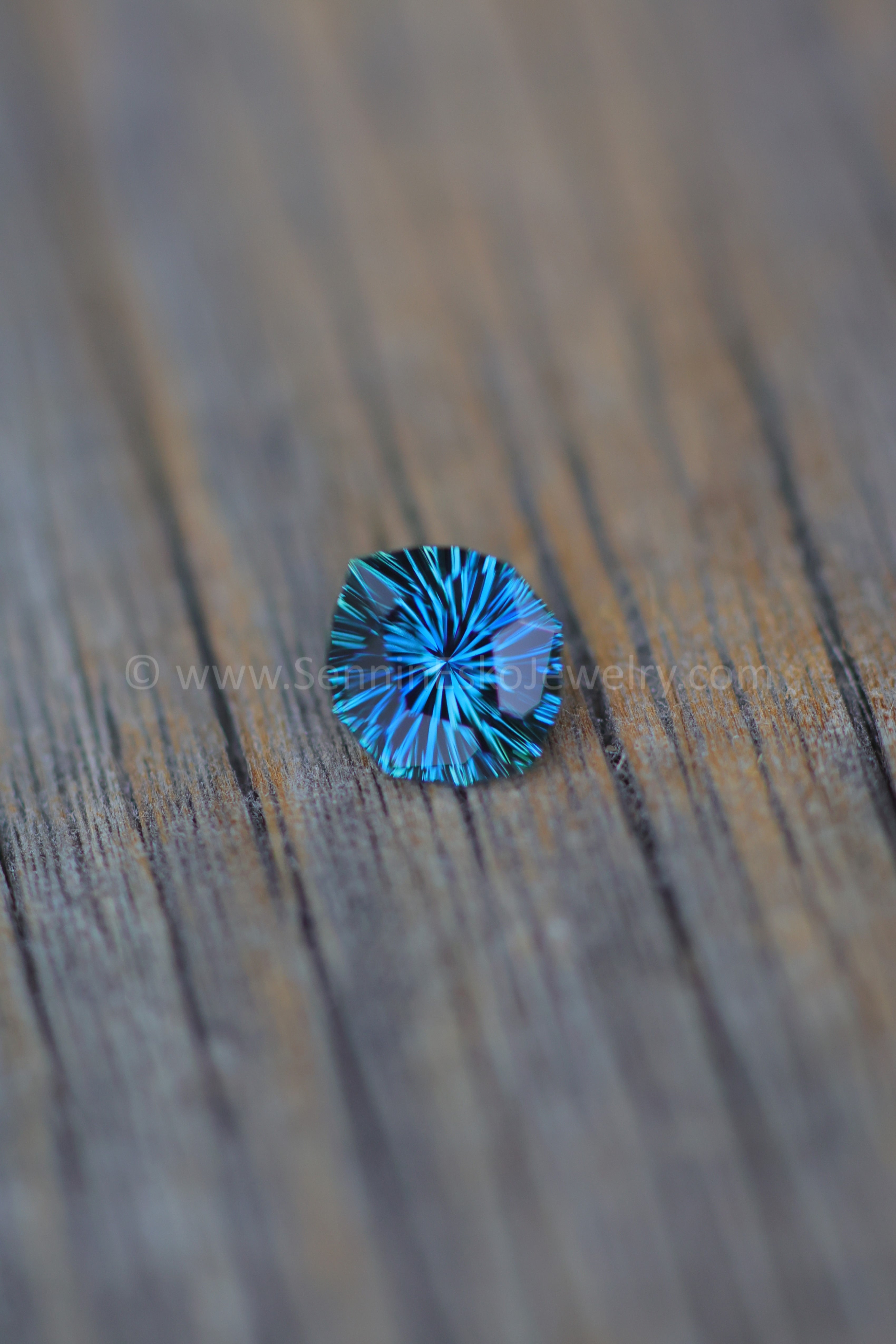 0.91 Carat Deep Blue Sapphire Unusual Tear Drop - 6.7x5.6mm