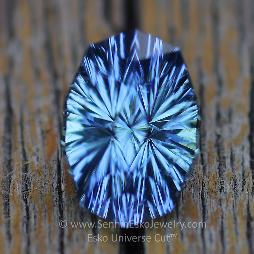 2.1 Carat Blue Sapphire Moval - 9x6.2mm - Esko Universe Cut ™