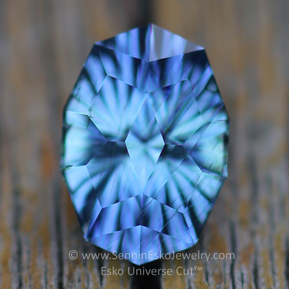 2.1 Carat Blue Sapphire Moval - 9x6.2mm - Esko Universe Cut ™