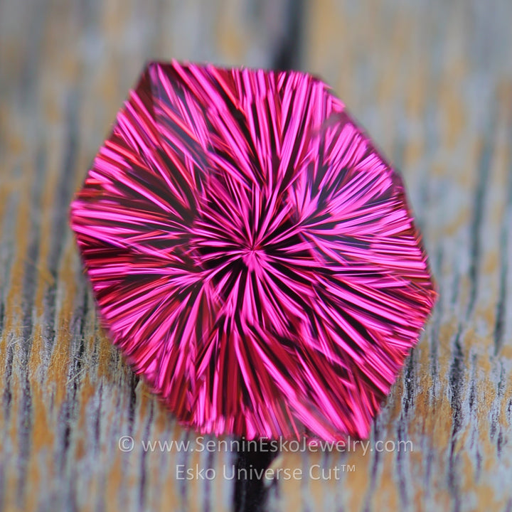4.6 Carat Garnet Hexagonal Cushion - 11.7x8.8mm - Esko Universe Cut ™