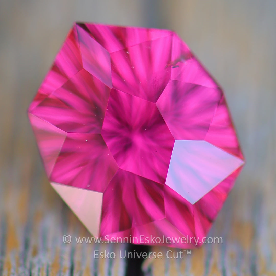 4.6 Carat Garnet Hexagonal Cushion - 11.7x8.8mm - Esko Universe Cut ™