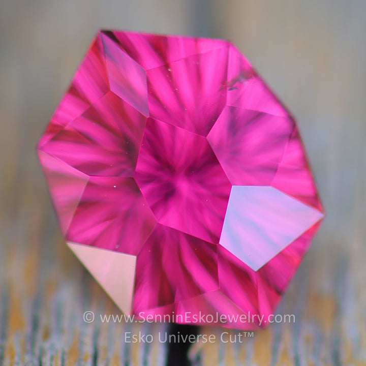 4.6 Carat Garnet Hexagonal Cushion - 11.7x8.8mm - Esko Universe Cut ™