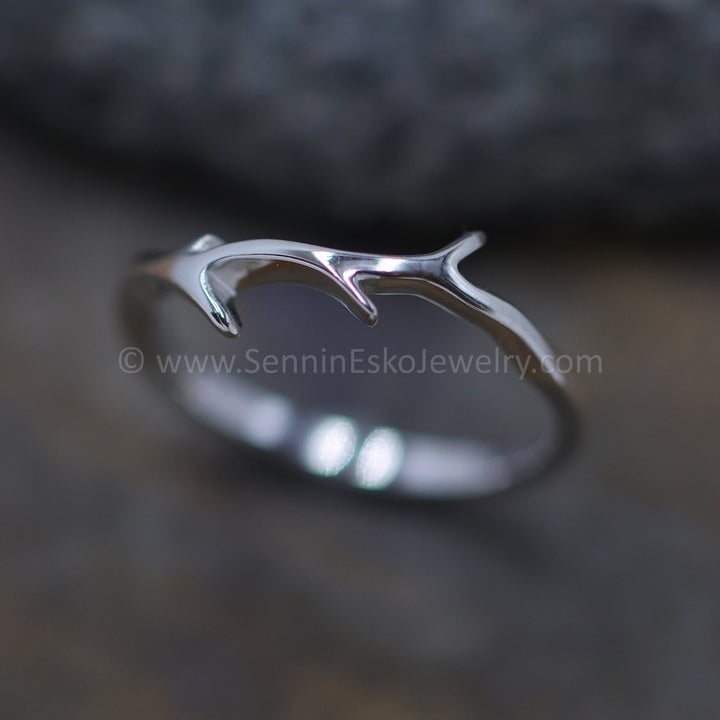 VERSANDFERTIG: Skinny Branch Ring, Größe 7,25