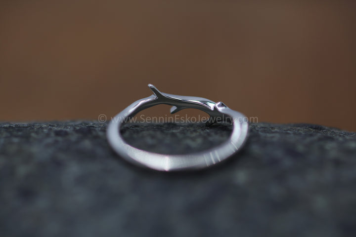 VERSANDFERTIG: Skinny Branch Ring, Größe 7,25