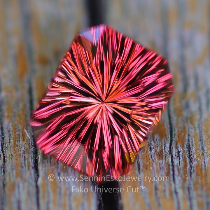 1.1 carat Pink Tourmaline Rectangular Octagon - 6.7x5.3mm - Esko Universe Cut ™