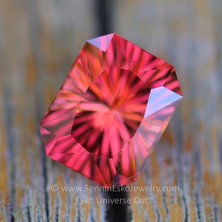 1.1 carat Pink Tourmaline Rectangular Octagon - 6.7x5.3mm - Esko Universe Cut ™