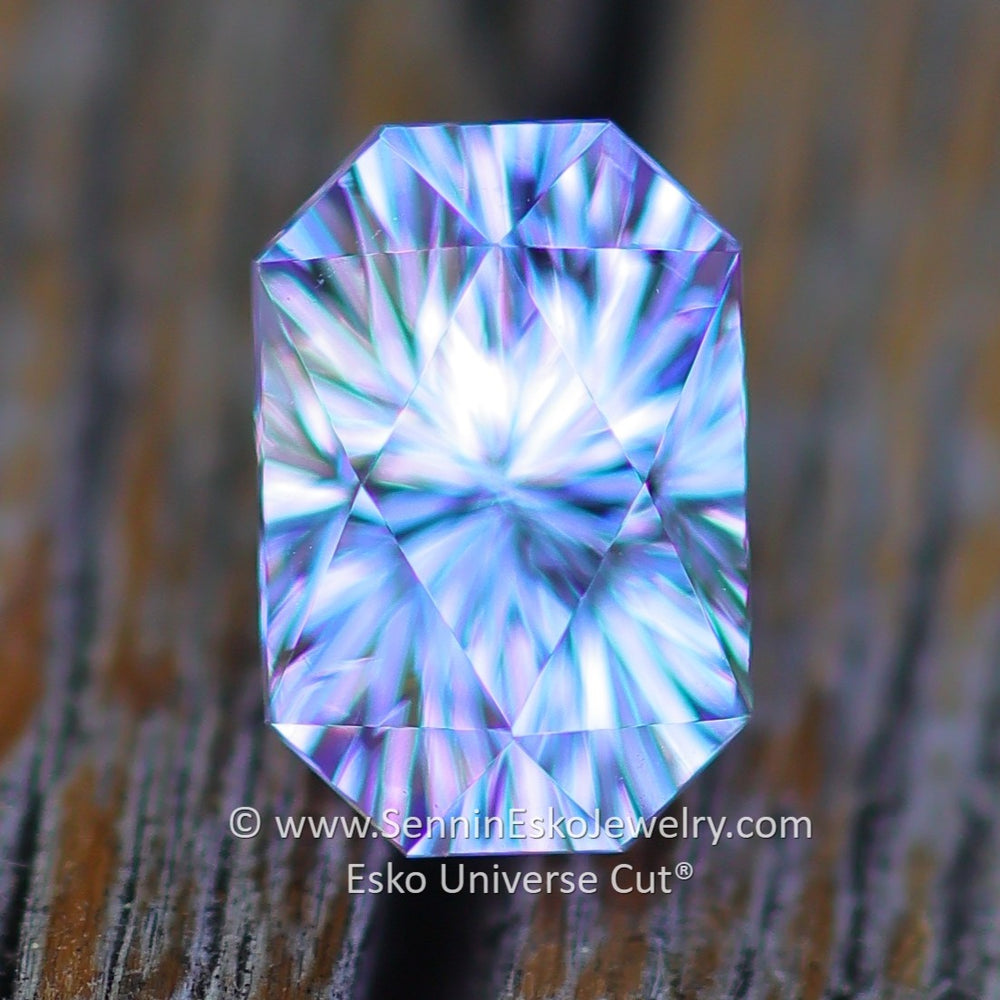 0.7 Carat Lilac Tanzanite Octagon - 5.8x3.9mm - Esko Universe Cut ®