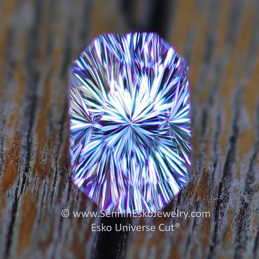0.7 Carat Lilac Tanzanite Octagon - 5.8x3.9mm - Esko Universe Cut ®