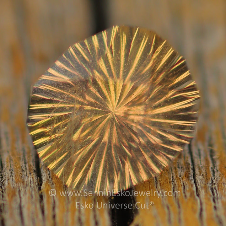 1.6 Carat Champagne Sapphire Cushion - 7.3x6.4mm - Esko Universe Cut ®
