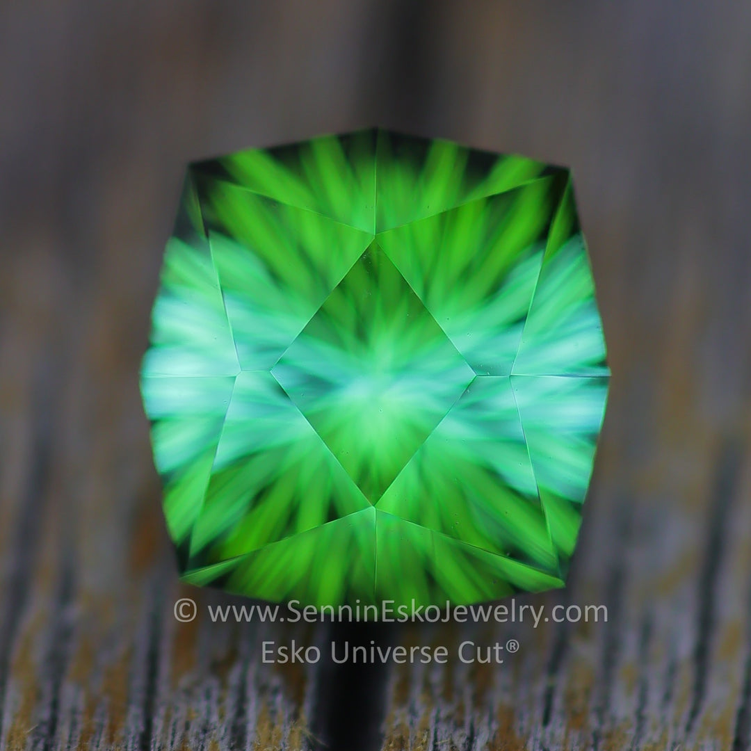 2.4 carat Pine Green Tourmaline Octagon - 8.1x7.7mm - Esko Universe Cut ™